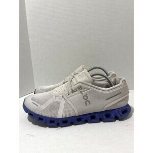 On Running Men's Athletic Shoes in Beige and Blue